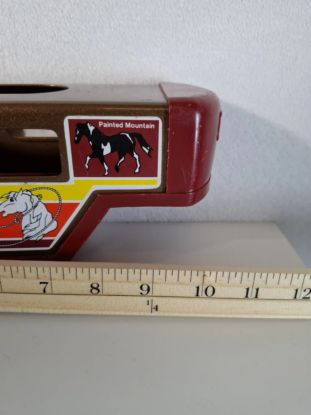 Nylint Vintage 90s Metal Red Kids Stable Trailer Toy